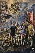 El Greco The Martyrdom of St Maurice oil
